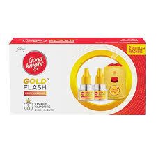 GOOD KNIGHT GOLD FLASH 1 MACHINE AND 2 REFILLS